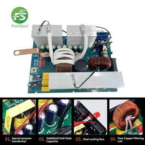 Fonsoul Onduleur <span class=keywords><strong>solaire</strong></span> monophasé à onde sinusoïdale pure 12V 24V CC vers 220V 230V CA 5000W pour voiture, <span class=keywords><strong>camping</strong></span>-<span class=keywords><strong>car</strong></span>, camion, appareils électroménagers, écran LCD - Product Image 2