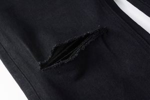 Pantalones Vaqueros para Hombre KSU BI, Alta Calidad, Transpirables, Lavado Medio, Estilo Recto, Hip Hop, para Verano, Primavera e Invierno, Tela Denim - Product Image 5