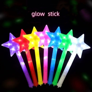 Star Shaped Stage Concert LED Light up <strong>Glow</strong> <strong>Sticks</strong> for Festival Cheering Props Event Party Plastic Flash Glowing <strong>Sticks</strong> - Product Image 2