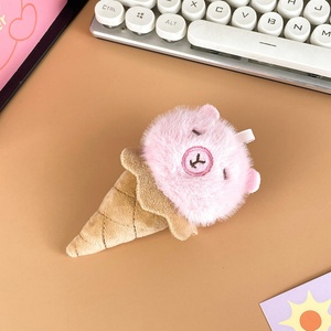 Funny Ice Cream Shape Plush Toys <b>Cute</b> Keychain Plush Pendant Doll Pendant Backpack Car <b>Keyring</b> Decor Vending Machines - Product Image 3