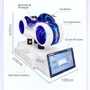 Máquina <span class=keywords><strong>de</strong></span> Juegos <span class=keywords><strong>de</strong></span> Realidad Virtual Profesional para Interiores, Plataforma <span class=keywords><strong>de</strong></span> Movimiento 3-DOF, <span class=keywords><strong>Simulador</strong></span> <span class=keywords><strong>de</strong></span> Motor <span class=keywords><strong>de</strong></span> Realidad Virtual 9D con Luz Azul - Product Image 3