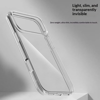 Coque de protection intégrale transparente en TPU haute transparence pour iPhone 17 18 Pro Max