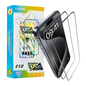 Protecteur d'écran en verre trempé transparent <span class=keywords><strong>Tiger</strong></span> OG HD en aluminium pour <span class=keywords><strong>iPhone</strong></span> 16 <span class=keywords><strong>Pro</strong></span> <span class=keywords><strong>Max</strong></span> 15 14 13 <span class=keywords><strong>12</strong></span> 11 XR - Product Image 4