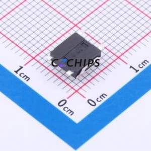 TS-1080S-A4B2-D2 Tactile Switch SMD Switch Single Pole Single Throw Round Button 1.8N Vertical Mount - Product Image 2