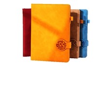 Carnets de style professionnel en similicuir personnalisés A5/B5, reliure à chevalet, emballage coffret cadeau, logo en petite série, vente en gros