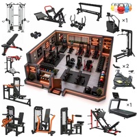 Équipement de salle de sport commercial complet ZY, ensemble complet de machines de musculation et de cardio, fournisseur d'équipements de fitness tout-en-un