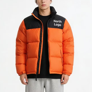 Veste d'hiver originale <span class=keywords><strong>The</strong></span> Jacket For <span class=keywords><strong>North</strong></span> City pour hommes et femmes, décontractée, épaisse, avec fermeture éclair, col montant, style américain, <span class=keywords><strong>face</strong></span> lisse - Product Image 3
