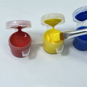 Creare una tavola da colorare con 6 <span class=keywords><strong>colori</strong></span> <span class=keywords><strong>acrilici</strong></span> <span class=keywords><strong>e</strong></span> 1 pennello per la pittura dei bambini - Product Image 4
