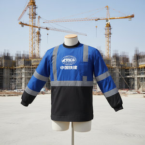 เสื้อยืดชุดทำงานแบบแห้งเร็วสะท้อนแสงมองเห็นได้ชัดเจน ยี่ห้อ QH - Product Image 3