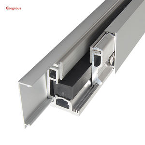 एल्यूमीनियम ग्लास रेलिंग हार्डवेयर यू चैनल प्रोफाइल क्लैंप फ्रेमलेस बेस फिटिंग ग्लास बालकनी के लिए - Product Image 6