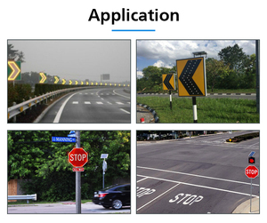 Trung Quốc <span class=keywords><strong>Led</strong></span> nhà cung cấp bán buôn cao phản ánh giao thông an toàn đường bộ dấu hiệu cảnh báo tích hợp bảng nhôm năng lượng mặt trời giao thông dấu hiệu dừng - Product Image 5