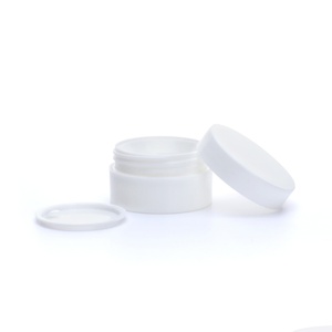 Vente en gros de pots cosmétiques ronds blancs personnalisés en plastique avec couvercle à vis, vides, pour crème corporelle, crème de jour, crème de nuit - Product Image 4