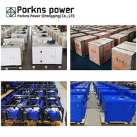 Porkns Power Tragbarer Elektrischer Geräuscharmer Diesel-Generator Schallgedämmt 5kW 10kVA 15kVA 20kW 30kVA ATS 50Hz