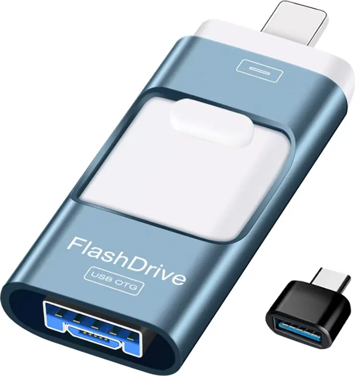 Custom Logo Usb Flash Drives 16Gb 32Gb 64Gb High speed 4 In 1 Otg Usb Memory stick 3.0 Flash Drive Stick For iPhone & Android