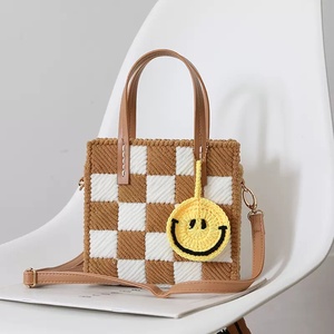 Kit de couture carré en laine damier fait à la main 3mm d'épaisseur <span class=keywords><strong>cadeau</strong></span> de bricolage pour petite amie ou meilleur ami pour la couture - Product Image 2