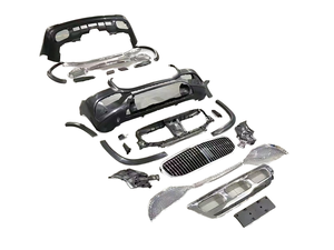 Nuevo Kit de Conversión de Parachoques Delantero y Trasero MBH con Luces Antiniebla y Clips para Mercedes GLS 2017-2019 GLS450 <span class=keywords><strong>GLS600</strong></span> - Product Image 2