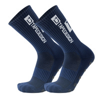 Chaussettes de football BetopSocks en gros, chaussettes antidérapantes pour hommes avec logo personnalisé, chaussettes de sport d'extérieur épaisses pour adultes, chaussettes de football