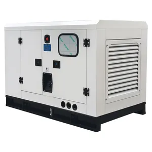 Generator industri tiga fase isolasi suara, generator diesel 30kva berpendingin air ultra tenang 30 kW