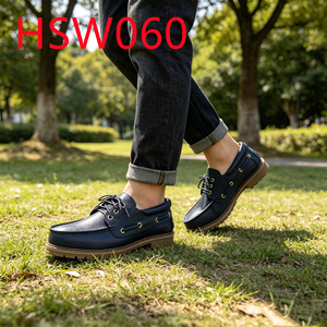 <span class=keywords><strong>WYX</strong></span>, chaussures à pois en cuir de vache naturel multi-couleurs disponibles anti-dérapant semelle extérieure en caoutchouc résistant à l'abrasion chaussures causales HSW060 - Product Image 3