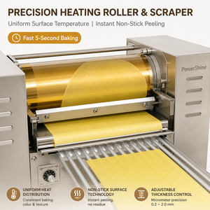 Commerciële automatische <span class=keywords><strong>mini</strong></span> mille crêpe cake machine, automatische duizendlagen pannenkoekenplaat <span class=keywords><strong>maker</strong></span> - Product Image 2