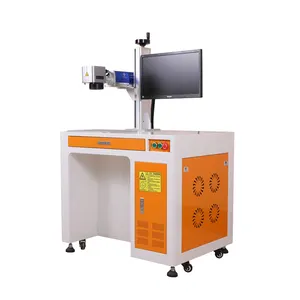 yiq-tech No burrs and no waste of material stainless steel bracelet fiber laser marking machine for plastic printer 30W 50W