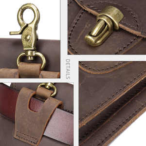 MARRANT Sac de <span class=keywords><strong>ceinture</strong></span> en cuir véritable Crazy Horse pour <span class=keywords><strong>homme</strong></span>, sac de <span class=keywords><strong>ceinture</strong></span> pour téléphone portable, sac de <span class=keywords><strong>ceinture</strong></span> en cuir pour <span class=keywords><strong>homme</strong></span> - Product Image 6