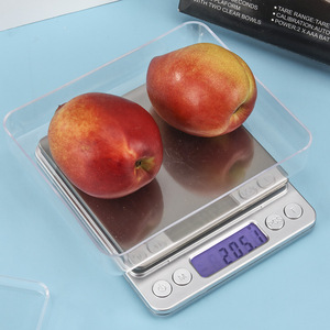 Báscula digital <span class=keywords><strong>de</strong></span> cocina <span class=keywords><strong>de</strong></span> acero inoxidable, pantalla LCD para medir el <span class=keywords><strong>peso</strong></span>, gramos, onzas para hornear, Keto Meal Prep, certificado ROHS - Product Image 3