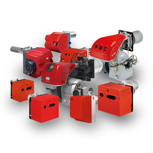 Industrial dois estágios diesel luz óleo combustível queimadores rl50 148/296 ~ 593 kW chama combustor para fornalha & caldeira peças