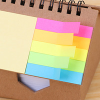 Lot de blocs-notes adhésifs pour bureau, mémos en forme de maison, style brique en papier, réutilisables en PET pour le bureau