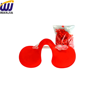 แว่นตาป้องกันไก่ต่อย WANJIA แบบใช้ซ้ำได้ ทำจากพลาสติก สีแดง ป้องกันไก่ต่อย ป้องกันนกกระทาต่อย - Product Image 4