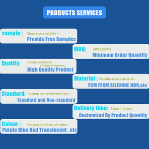 Con dấu longcheng tùy chỉnh kích cỡ khác nhau Màu sắc chịu nhiệt độ cao FKM O-ring 2mm x 188mm <span class=keywords><strong>ORING</strong></span> Silicone O-ring con dấu - Product Image 6