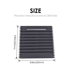 ถาดรองแก้วคอนโซลกลางแบบม้วนปิดได้สำหรับ F16 X5 F15 BMW หมายเลขชิ้นส่วนพลาสติก4241 2014 2018 - Product Image 2