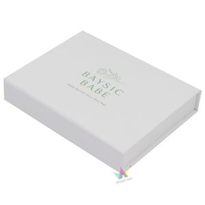 Crown Win Custom White <b>Magnetic</b> Stash Gift Boxes Special Magnet Storage Boxes Packaging with White Paper Tray Matte Lamination - Product Image 6