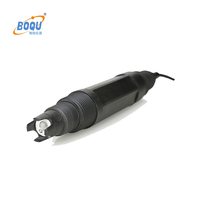 Sensor pH BOQU CPH-809X, Membran Datar Desulfurisasi Bola Kaca Industri China, Ulir 3/4NPT