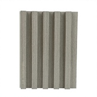 Panel de Pared 3D Negro Moderno, Impermeable, Insonorizante, Decorativo, Diseño Industrial, WPC, para el Hogar