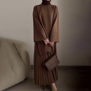 Moda pakistaní señoras traje diseño musulmán mujer traje islámico ropa para mujer <span class=keywords><strong>blusa</strong></span> y <span class=keywords><strong>falda</strong></span> conjunto - Product Image 3