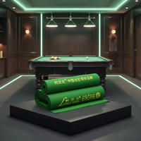 Tissu en laine et nylon de qualité supérieure, 1,95 mètre, Liber Win 68566, vert, pour billard et snooker
