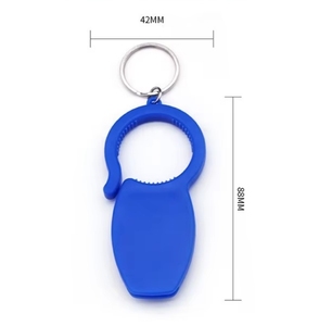 Porte-clés multifonctionnel 3-en-1 en plastique écologique, ouvre-bouteille, nouveau design pour cadeaux promotionnels d'entreprise, bière, boissons - Product Image 4