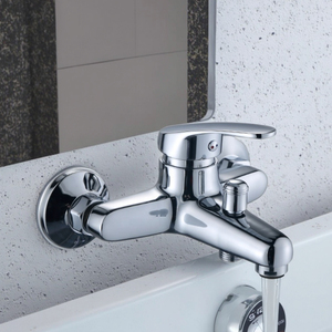 Vòi nước máy trộn & vòi đòn bẩy duy nhất tắm & vòi hoa sen vòi đơn giản kẽm cơ thể gốm Cartridge bồn tắm vòi nước - Product Image 1