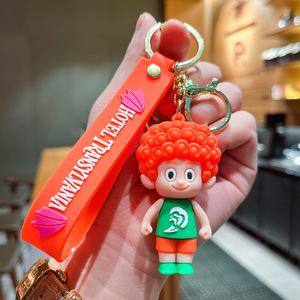 Cross Border 3D Cute Cartoon <span class=keywords><strong>Hotel</strong></span> Transilvania Llavero Personaje animado Kawaii PVC Bolsa de goma Colgante Llavero - Product Image 4