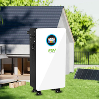 Batterie solaire au lithium LiFePO4 51,2 V 15 kWh 20 kWh 30 kWh 280 Ah 300 Ah IP65 avec communication CAN pour système de stockage d'énergie domestique