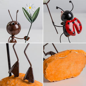 Pastorale coccinelle fourmi modèle créatif métal artisanat pour salon étude fenêtre décoration Offre Spéciale cadeau - Product Image 4