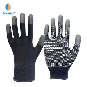 Guantes DE TRABAJO DE <span class=keywords><strong>PU</strong></span> NMSHIELD XL, guantes transpirables para pantalla táctil de China para construcción e industria, certificado EN388 para jardinería - Product Image 4