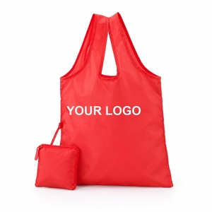 Bolsa de Mano Plegable de Poliéster con Bolsa con Cierre y Lazo para Llavero, Impresión a Todo Color, Logotipo Personalizado, Transferencia Térmica, Promocional, al por Mayor - Product Image 5