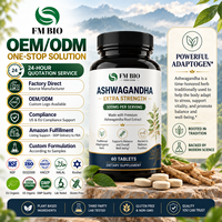 Comprimés d'Ashwagandha Marque Blanche, Extrait de Racine d'Ashwagandha, Complément Herbal d'Ashwagandha, OEM en Vrac, Soutien pour le Stress, la Clarté et la Vitalité