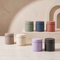 Capsule de pilule en plastique imperméable de 60 ml à 180 ml, avec couvercle à sécurité enfant, laquage mat de luxe personnalisé, écologique, anti-odeur, pour fleurs