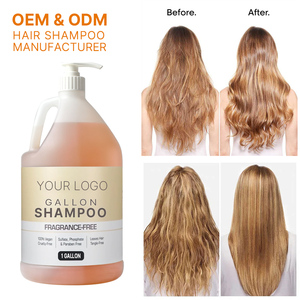 Shampooing et après-shampooing personnalisable en vrac pour soins de salon taille gallon OEM shampooing clarifiant pour les cheveux à l'huile d'<span class=keywords><strong>amande</strong></span> pour hôtel - Product Image 3