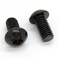 M3-5 X 6 vis à métaux avec Torx T10 tête cylindrique zingué oxyde noir acier inoxydable laiton aluminium vis boulons