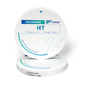 ييبانج 41% شفافية <span class=keywords><strong>CNC</strong></span> كتل زركونيا لطب الأسنان مواد آلة طحن زركونيا مكعب HT لمعمل طب الأسنان - Product Image 2