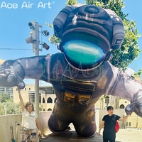Costume d'astronaute gonflable géant personnalisé, figurine de cosmonaute gonflable pour événement nocturne, thème spatial, publicité extérieure, décoration